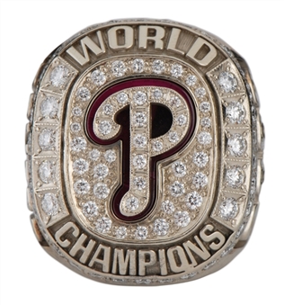 2008 Philadelphia Phillies World Series Championship Players Ring - J.C. Romero (Romero LOA) -With Original Presentation Box